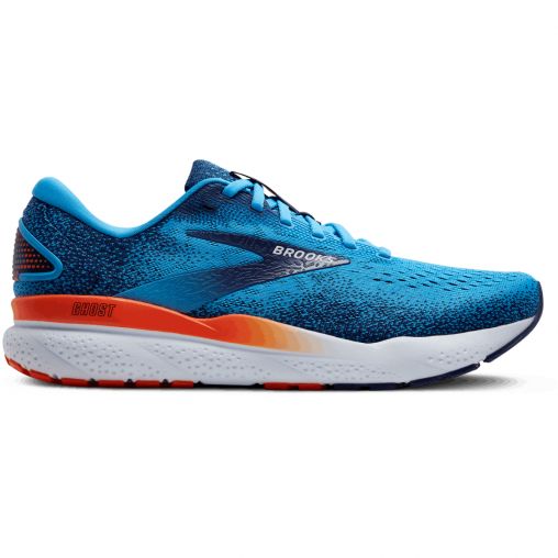 BROOKS GHOST 16 Laufschuhe Herren Bonnie Blue/Blue Ribbon/Orange D (normal) 43