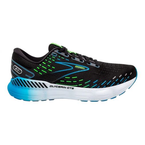 BROOKS GLYCERIN GTS 20 Laufschuhe Herren Black/Hawaiian Ocean D (normal) 44,5