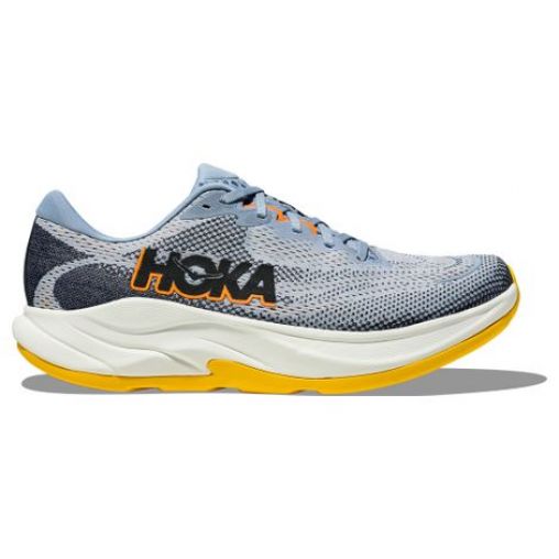 hoka rincon 4 blau orange herren laufschuhe