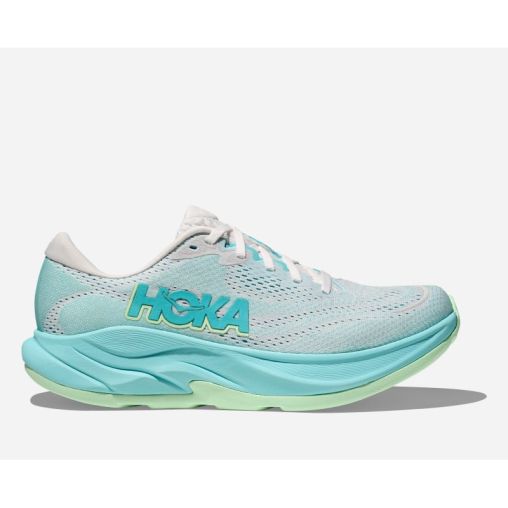 HOKA Rincon 4 Schuhe für Damen in Frost/Blue Spark Größe 37 1/3 | Straße