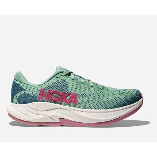 HOKA Rincon 4 Schuhe für Damen in Jadeite/Alpine Blue Größe 37 1/3 | Straße