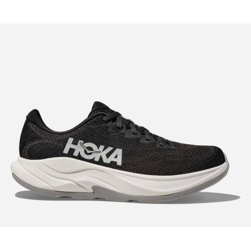 HOKA Rincon 4 Schuhe für Herren in Black/White Größe 42 Weit | Straße