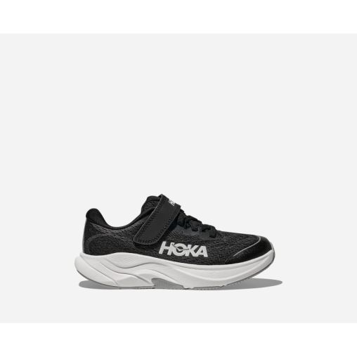 HOKA Rincon 4 Schuhe für Kinder in Black/White Größe 31 1/3K | Straße