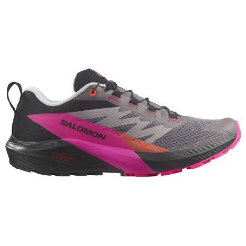 salomon sense ride 5 trailrunning schuhe schwarz pink