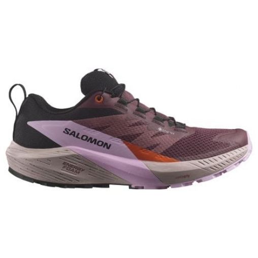 salomon sense ride 5 gore tex women s trailrunning schuh pink schwarz