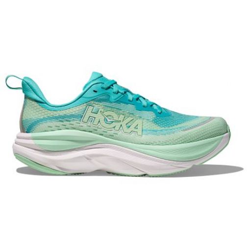 hoka skyflow runningschuh blau grun damen