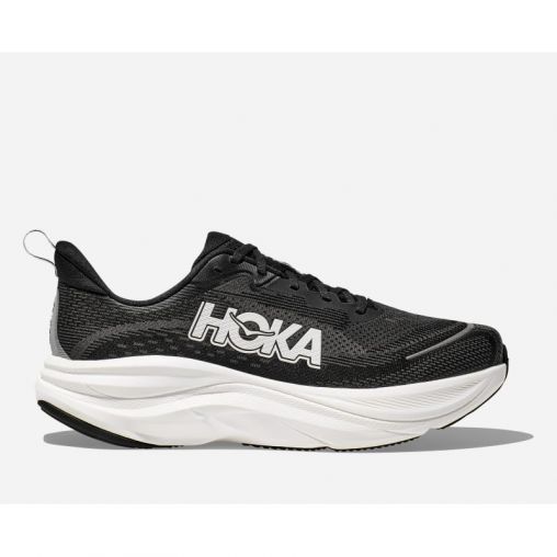 HOKA Skyflow Schuhe für Herren in Black/White Größe 50 2/3 Weit | Straße