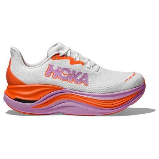 hoka skyward x running schuhe weis rot pink fur manner