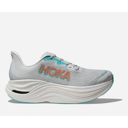 HOKA Skyward X Schuhe für Damen in Cosmic Grey/Rose Gold Größe 45 1/3 | Straße