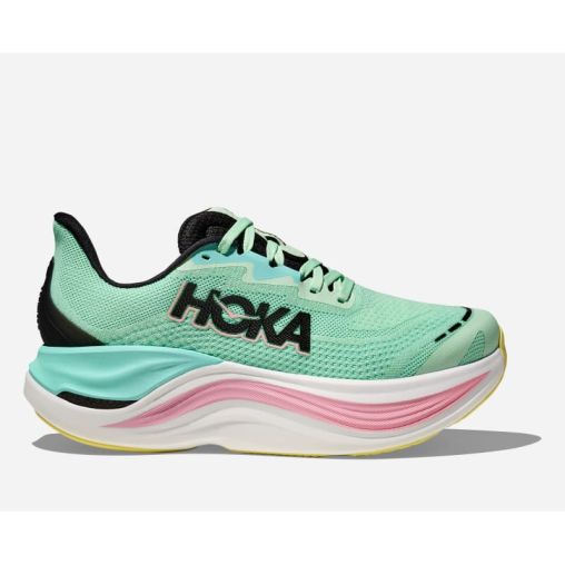HOKA Skyward X Schuhe für Damen in Mint Fluorite/Blue Spark Größe 40 2/3 | Straße