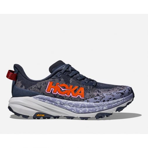 HOKA Speedgoat 6 Schuhe für Damen in Nautical Dusk/Sea Ice Größe 41 1/3 | Gelände