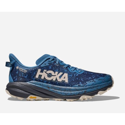 HOKA Speedgoat 6 GORE-TEX Schuhe für Herren in Foggy Night/Charcoal Grey Größe 44 2/3 | Gelände