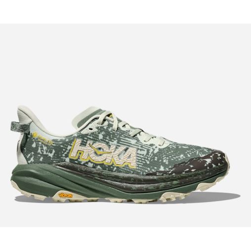HOKA Speedgoat 6 GORE-TEX Schuhe für Herren in Sea Glass/Fern Größe 46 | Gelände