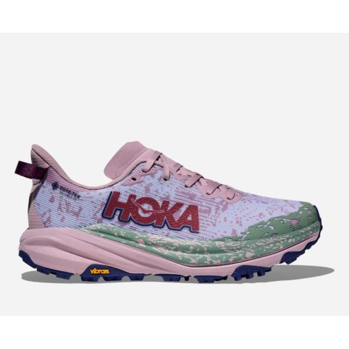 HOKA Speedgoat 6 GORE-TEX Schuhe für Damen in Fragrant Lilac/Ambient Blue Größe 36 2/3 | Gelände
