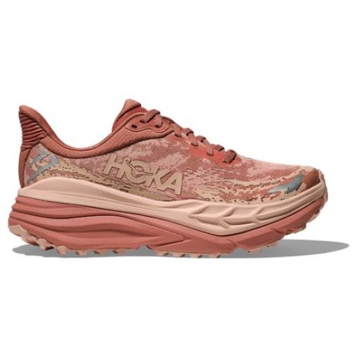 hoka stinson 7 trail schuh pink woman