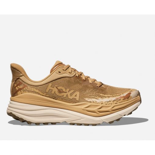 HOKA Stinson 7 Schuhe für Herren in Wheat/Shifting Sand Größe 42 | Gelände