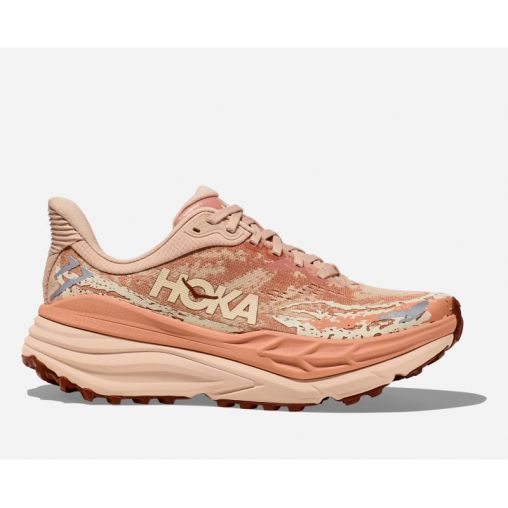 HOKA Stinson 7 Schuhe für Damen in Cream/Sandstone Größe 40 | Gelände