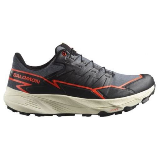 salomon thundercross gore tex trailrunning schuhe schwarz rot