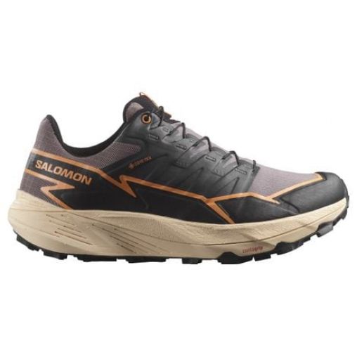 salomon thundercross gore tex women s trail schuh grau orange