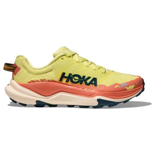 hoka torrent 4 gelb koralle damen trailrunning schuhe