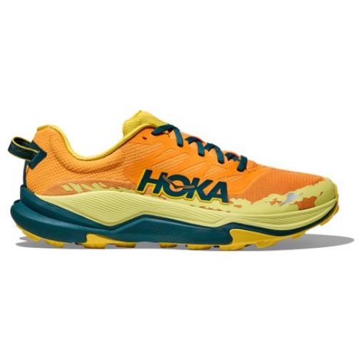 hoka torrent 4 orange gelb blau herren trailrunning schuhe