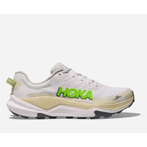 HOKA Torrent 4 Schuhe für Herren in White/Neon Lime Größe 43 1/3 | Gelände