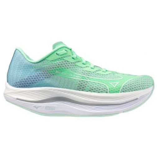 mizuno wave rebellion flash 2 running schuh grun damen