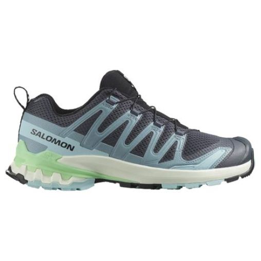 salomon xa pro 3d v9 trailrunning schuhe blau grun damen