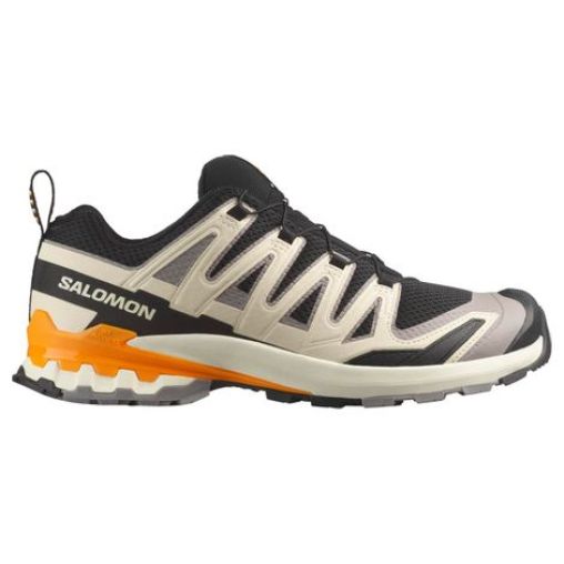 salomon xa pro 3d v9 trailrunning schuhe schwarz beige orange mannlich