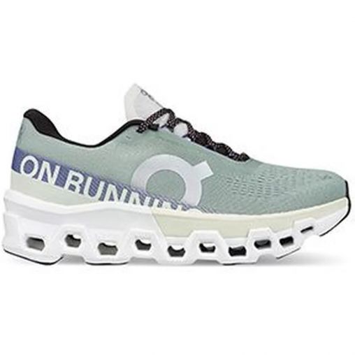 On Cloudmonster 2 Damen Laufschuhe, grün, Größe 39