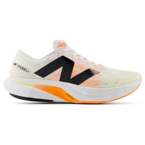 laufschuhe new balance fuelcell rebel v4 weis orange herren