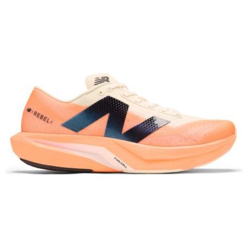laufschuhe new balance fuelcell rebel v4 orange weis herren