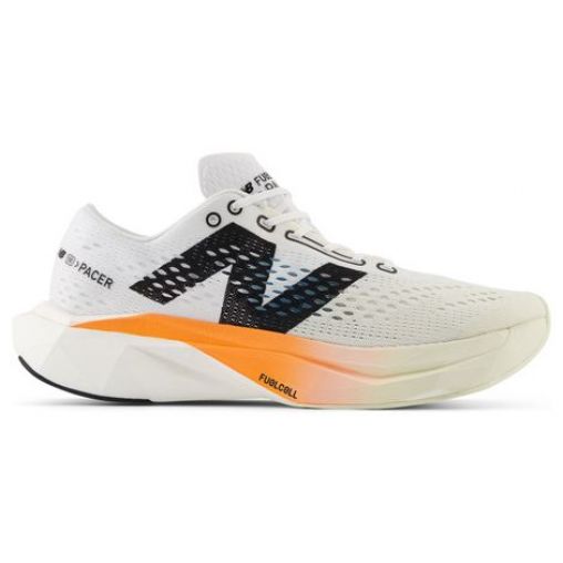 running schuhe new balance fuelcell supercomp pacer v2 weis orange herren