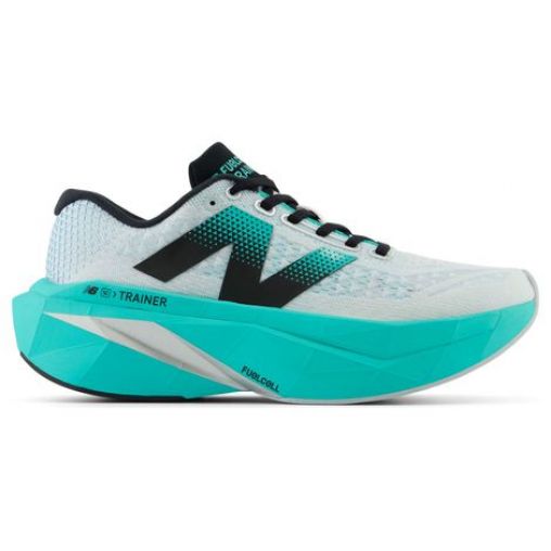 running schuhe new balance fuelcell supercomp trainer v3 weis blau damen