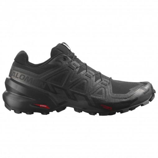 Salomon - Speedcross 6 - Trailrunningschuhe Gr 13,5 - Wide grau/schwarz