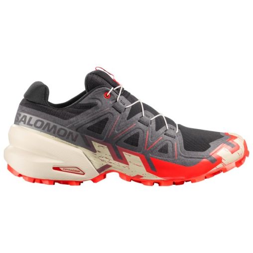 Salomon - Speedcross 6 - Trailrunningschuhe Gr 44 2/3 - Regular schwarz/ almond milk