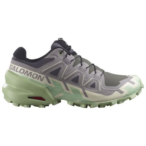Salomon - Women's Speedcross 6 - Trailrunningschuhe Gr 43 1/3 - Regular castlerock /grün