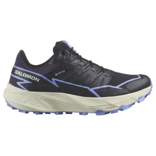 women s salomon thundercross gtx trail running schuh schwarz blau