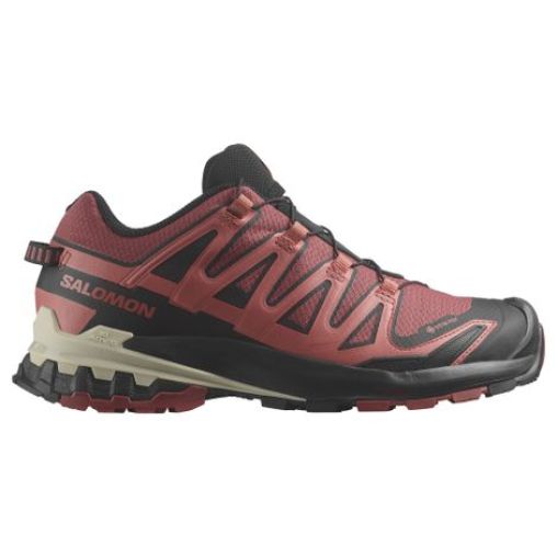 salomon xa pro 3d v9 gtx trailrunning schuhe rot damen