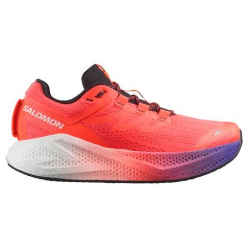 salomon aero glide 3 running schuhe rot violett herren